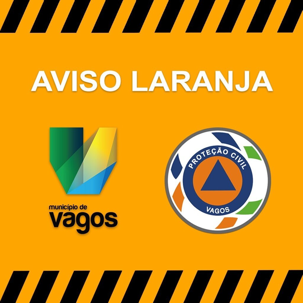 PROTEÇÃO CIVIL - AVISO LARANJA