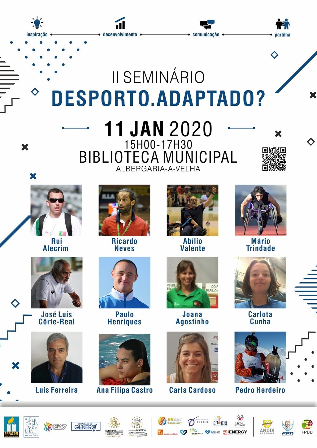 Atletas medalhados marcam presença em seminário sobre desporto adaptado