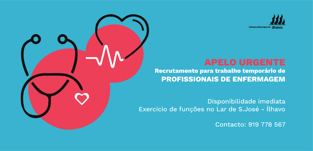 Apelo Urgente - Recrutamento para trabalho temporário de Profissionais de Enfermagem