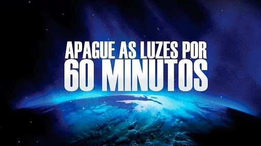 Hora do Planeta 2020 - Juntos é  possível! Dia 28 de março das 20h30 às 21h30 desliga as luzes 