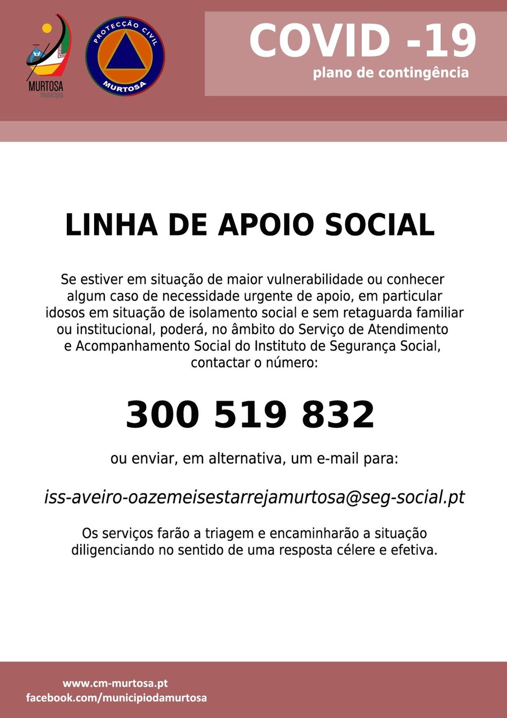 LINHA DE APOIO SOCIAL