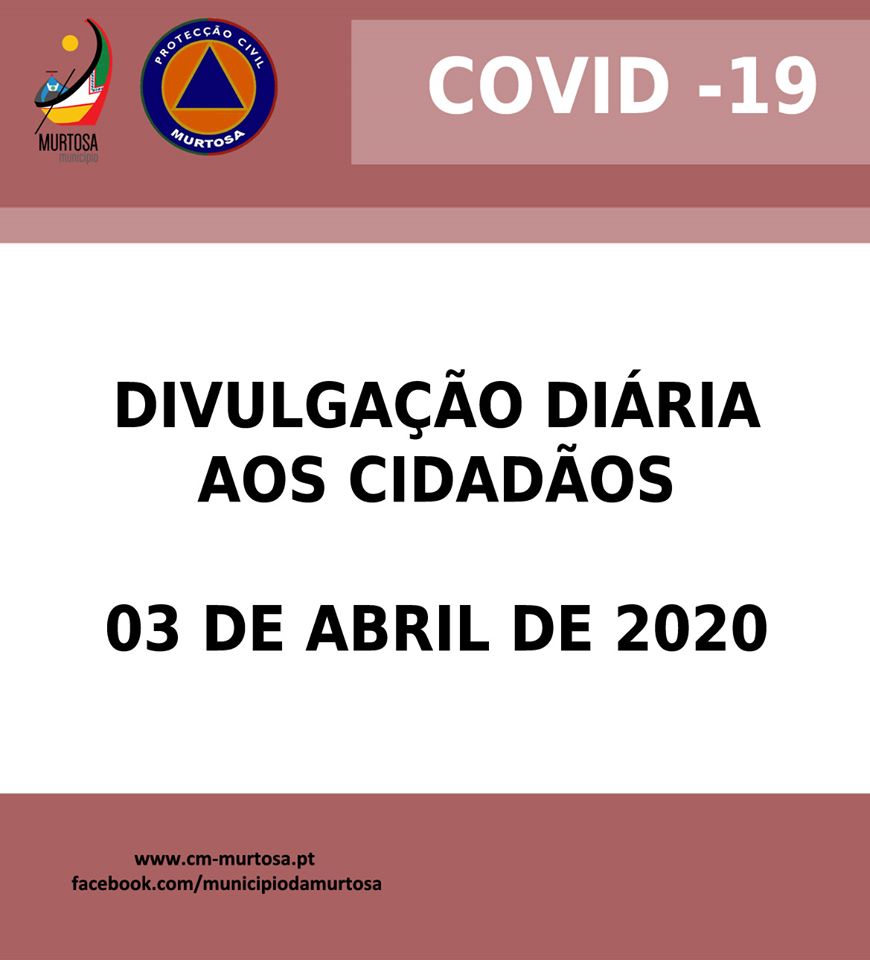  PANDEMIA DE COVID-19 – DIVULGAÇÃO DIÁRIA AOS CIDADÃOS 