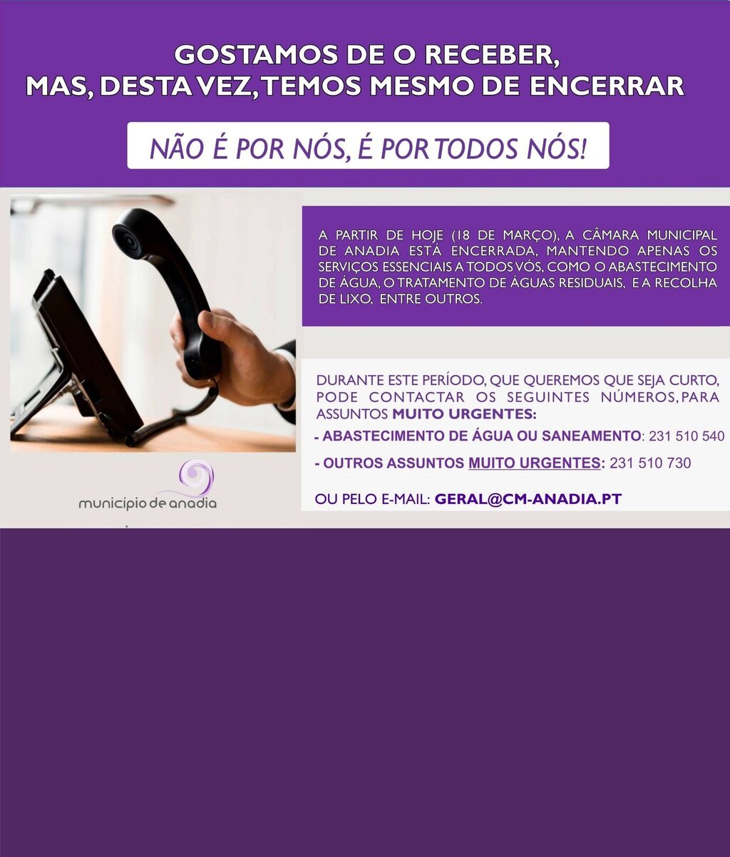 Plano de Contingência Coronavírus (COVID-19) e medidas preventivas