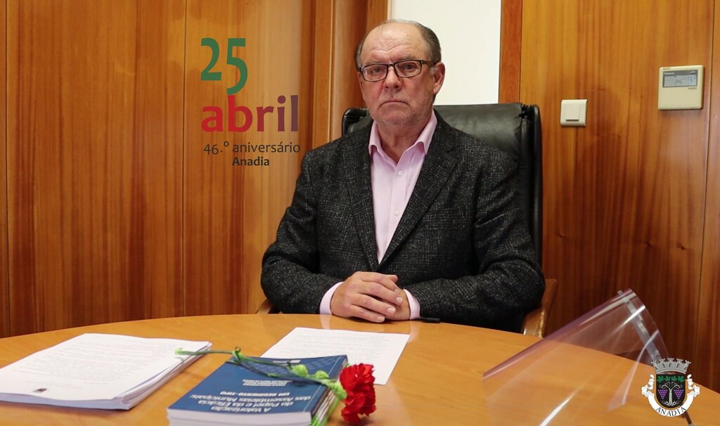 Comemorações do 25 de abril - Mensagem do Presidente da Assembleia Municipal de Anadia
