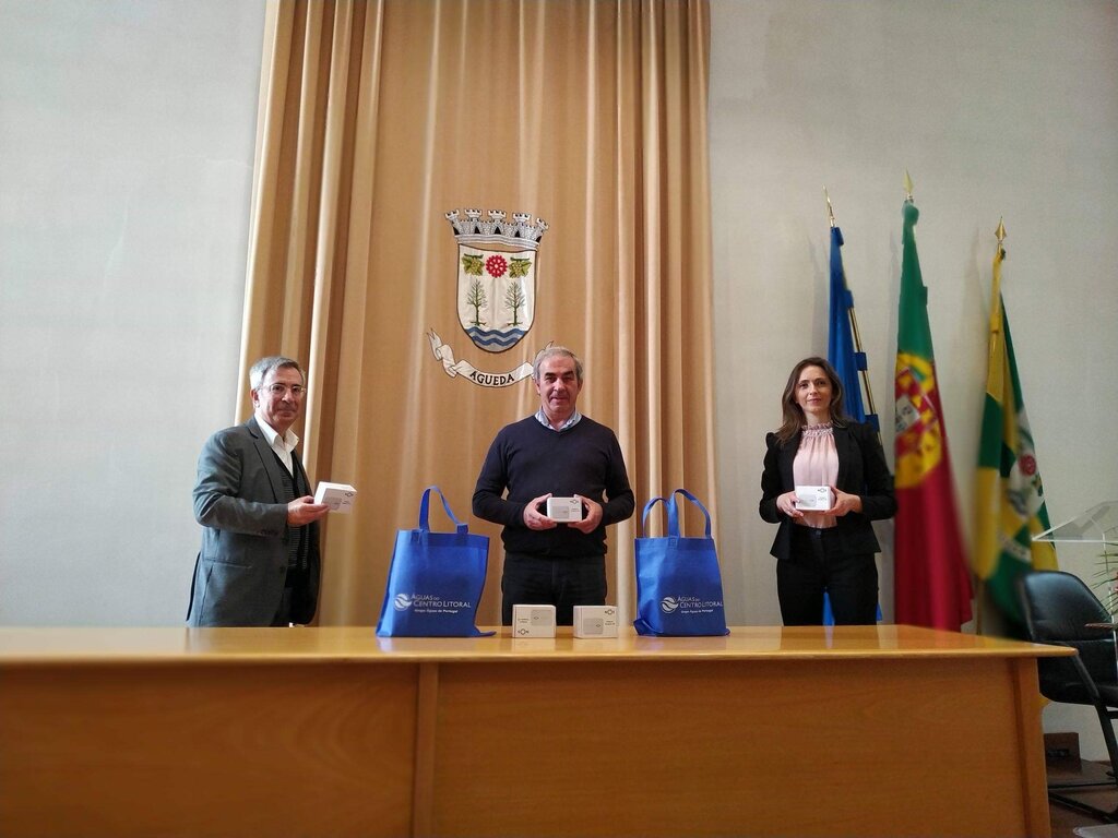 Águas do Centro Litoral entregou 22 hotspots à Câmara de Águeda