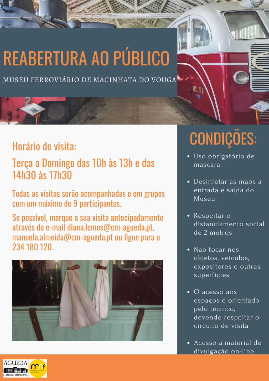 Reabertura do Museu Ferroviário de Macinhata do Vouga