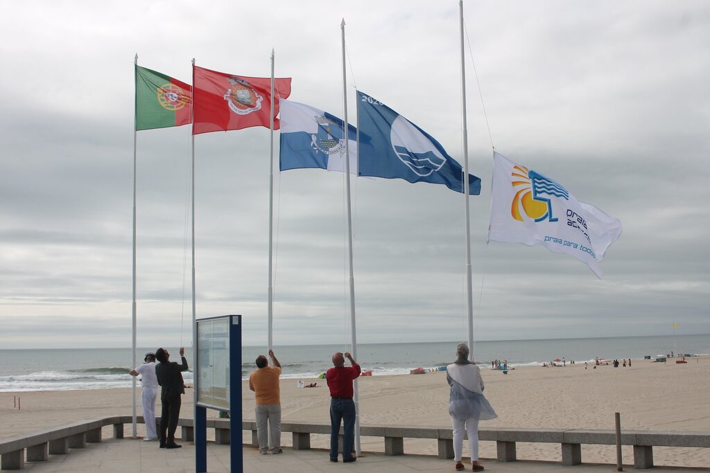  PRAIAS DO CONCELHO DA MURTOSA HASTEARAM AS BANDEIRAS AZUIS