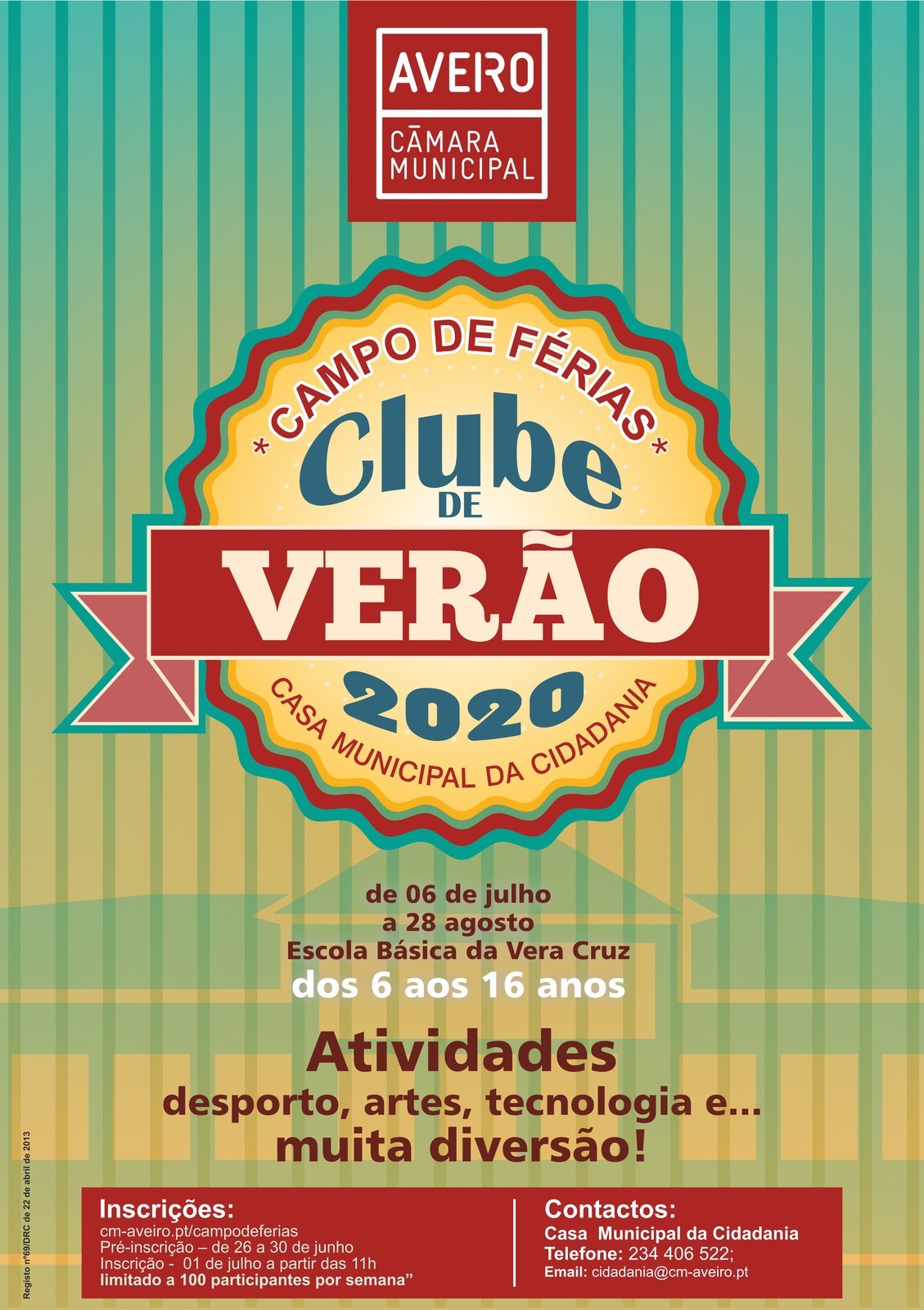 CLUBE DE VERÃO - 2020