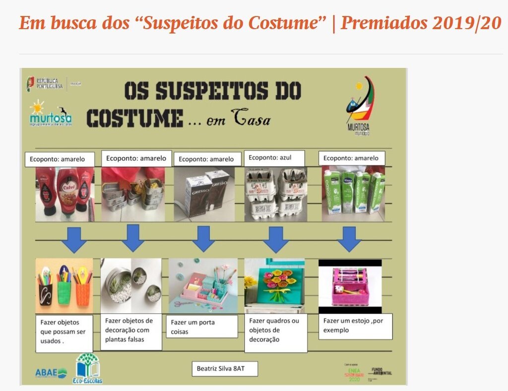 EBI DA TORREIRA PREMIADA NO PROJETO ECO-ESCOLAS