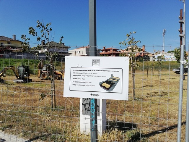 INÍCIO DA CONSTRUÇÃO DO NOVO SKATE PARK DE AVEIRO