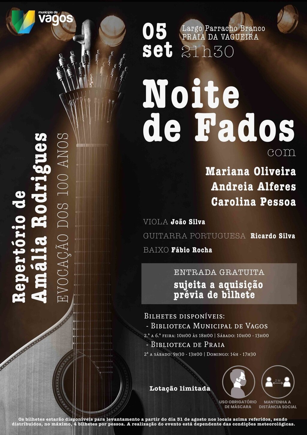 NOITE DE FADOS NA VAGUEIRA