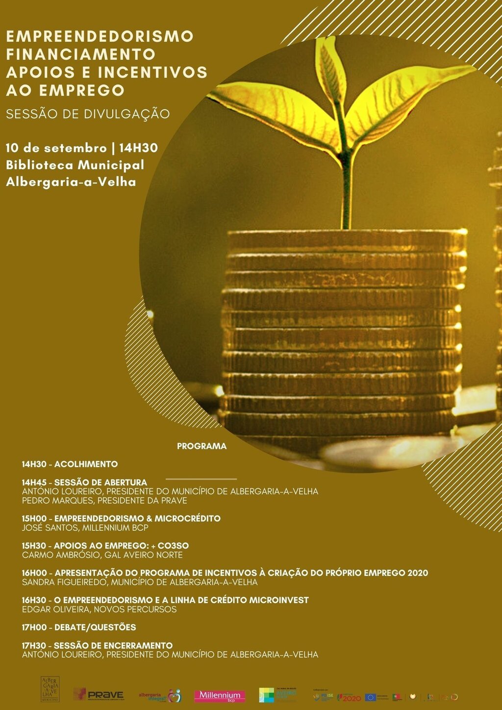 Empreendedorismo, Financiamento, Apoios e Incentivos ao Emprego em discussão na Biblioteca Municipal