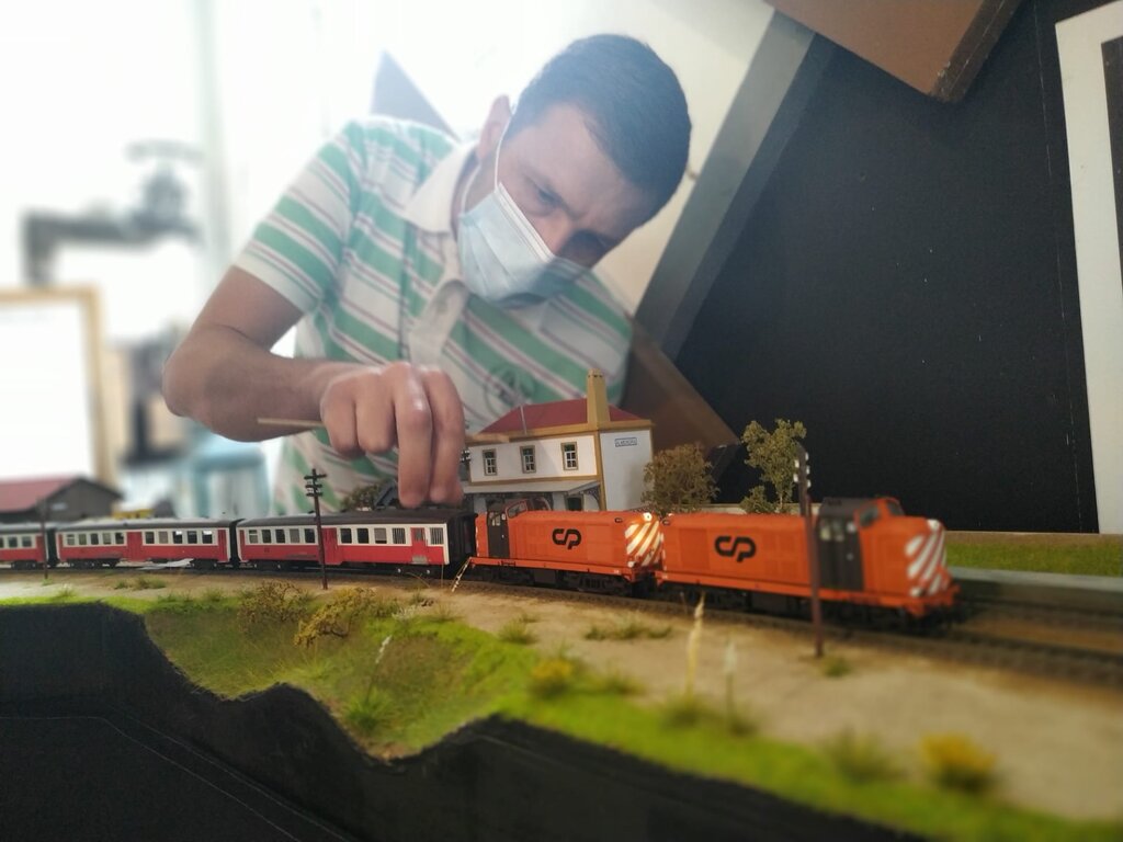 Modelismo ferroviário para ver no Museu de Macinhata do Vouga 