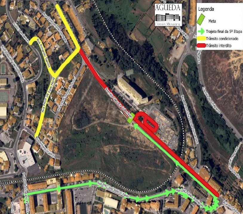Aviso N.º 16 / 2020 - 5ª etapa da Volta a Portugal - Corte de Vias