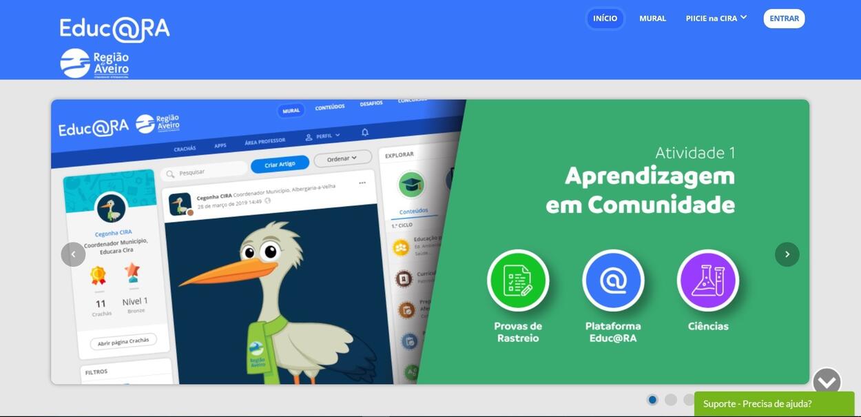Região de Aveiro dinamiza ações online de promoção do sucesso escolar