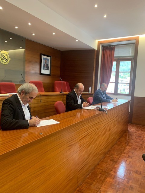 Assinatura de Protocolo para correção de curva na EN16