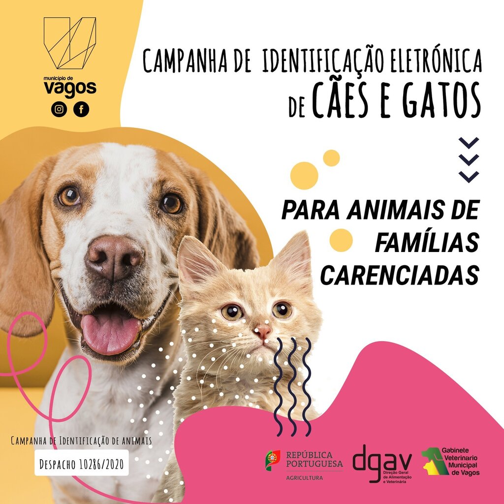 CAMPANHA DE IDENTIFICAÇÃO ELETRÓNICA PARA ANIMAIS DE COMPANHIA DE FAMÍLIAS CARENCIADAS