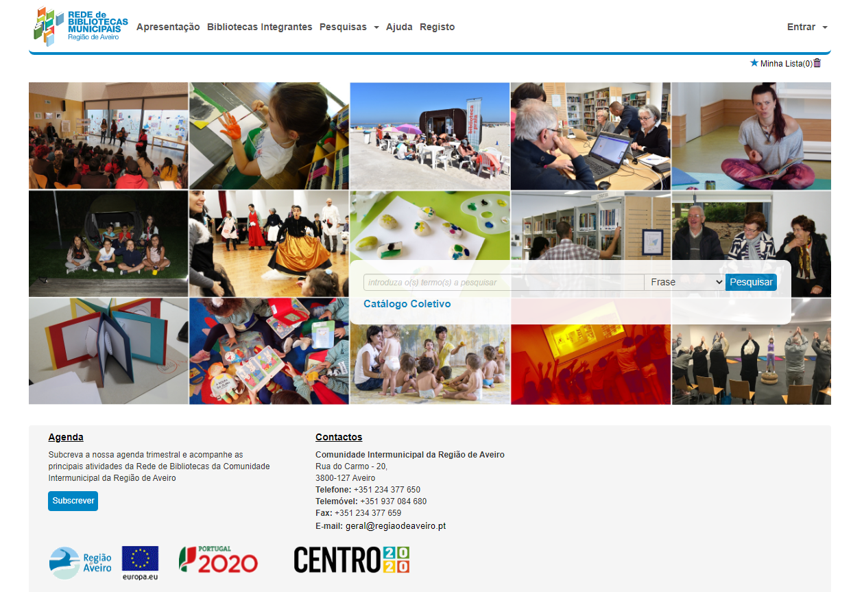 Criada Plataforma de Integração de Catálogos e utentes das 11 Bibliotecas da Região de Aveiro