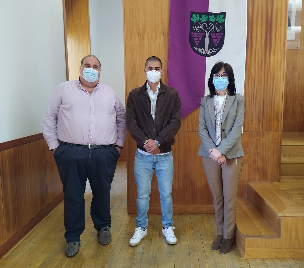 Atleta André Santos nos Paços do Município