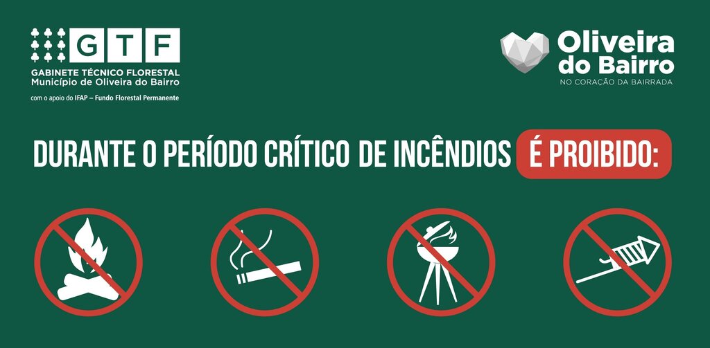 Período Crítico de Incêndios Florestais | até 30 de setembro