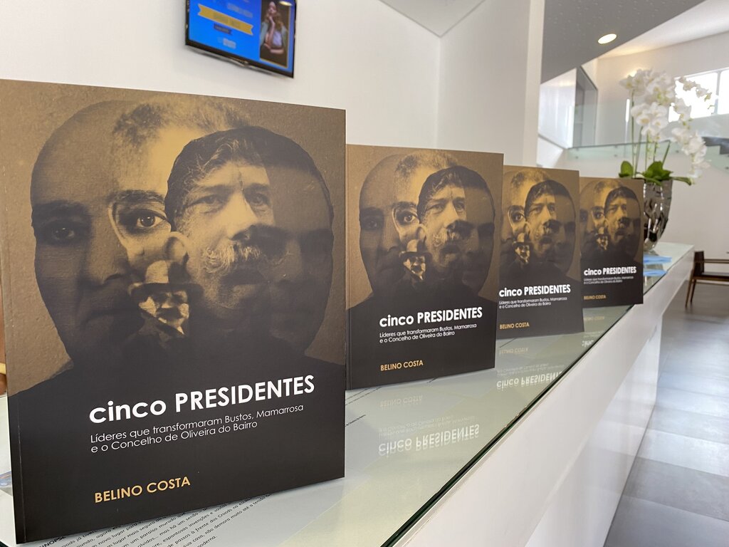 Apresentado o livro "Cinco Presidentes", de Belino Costa
