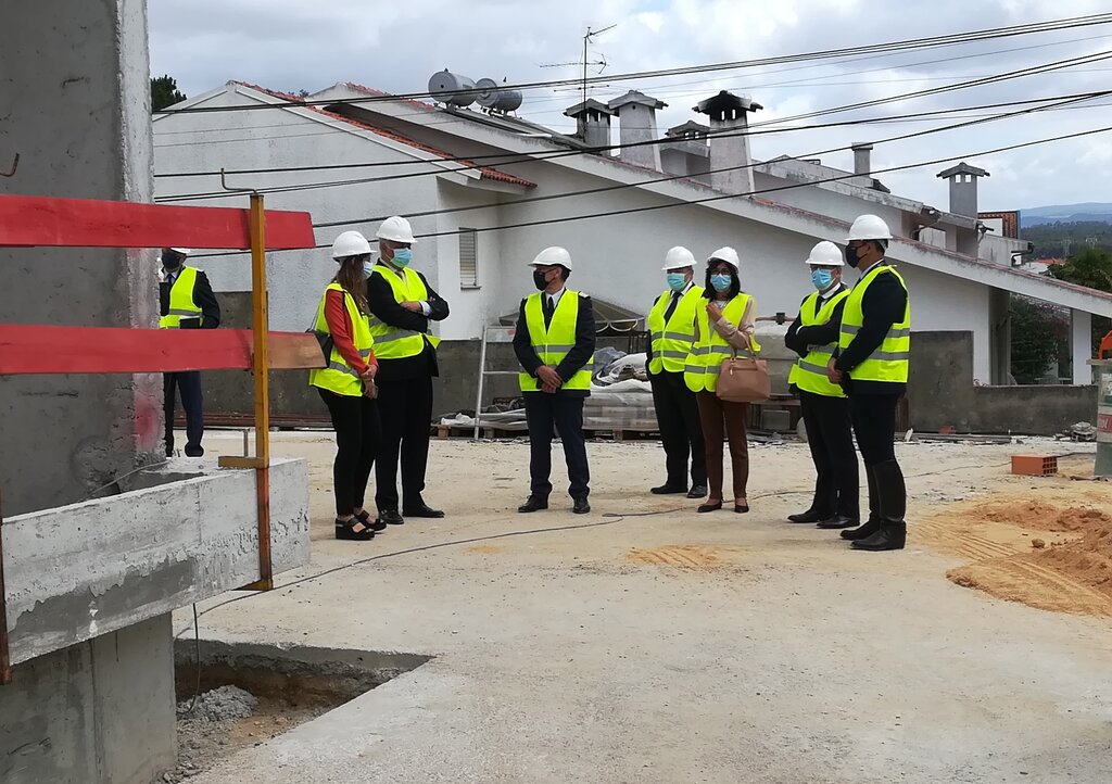Visita às obras do quartel da GNR de Anadia