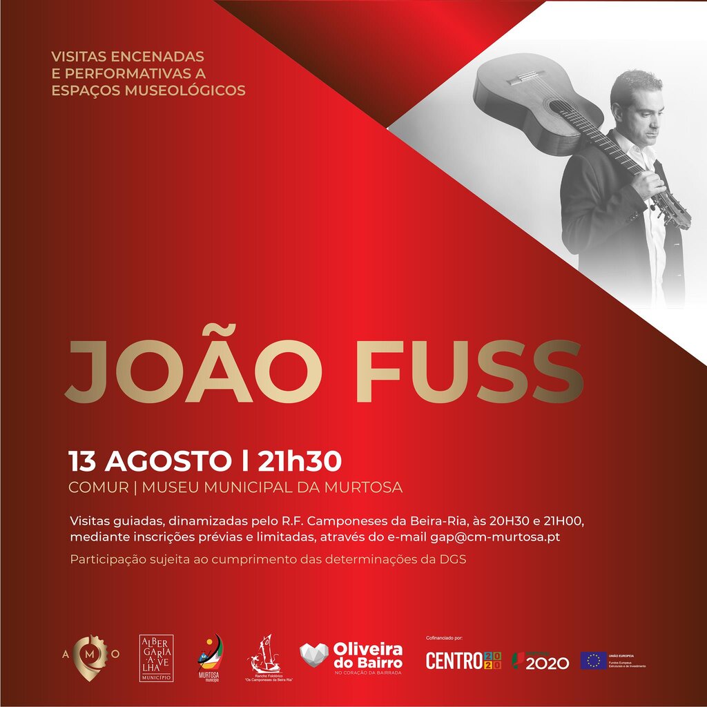  "VISITAS ENCENADAS E PERFORMATIVAS" TRAZEM O MÚSICO JOÃO FUSS À COMUR-MUSEU MUNICIPAL