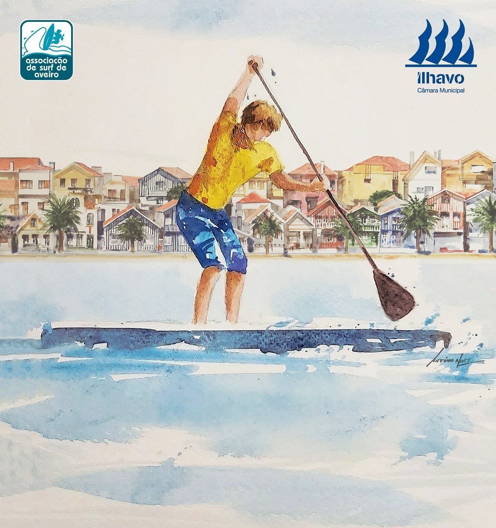 Sessões de ‘batismo’ em Stand Up Paddle, na Ria de Aveiro (Costa Nova)