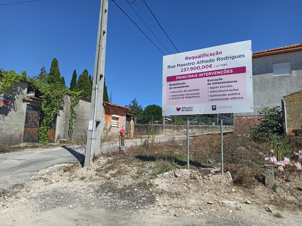 Requalificação da Rua Maestro Alfredo Rodrigues arranca esta semana