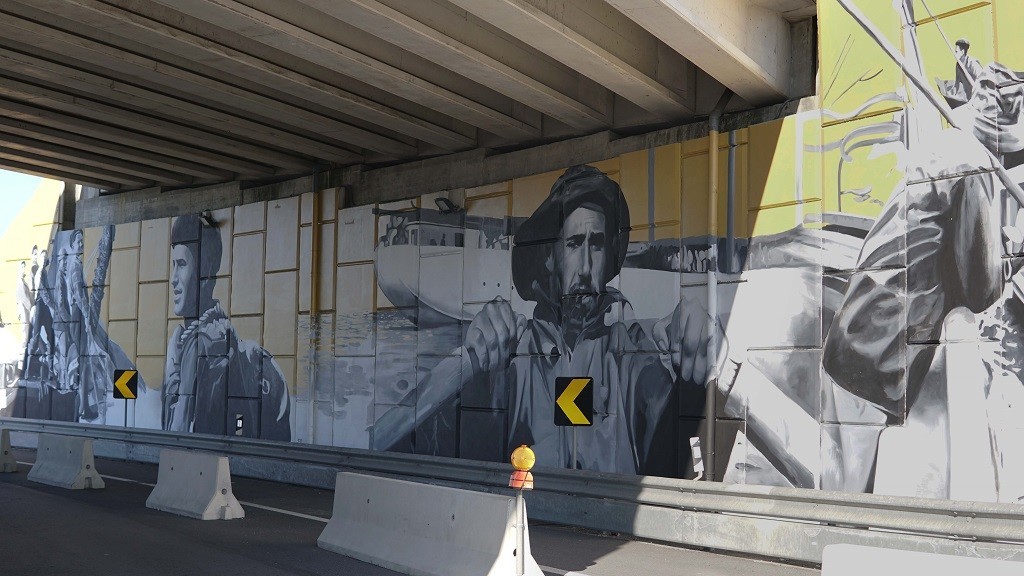 António Conceição termina criação artística no Nó viário da Barra