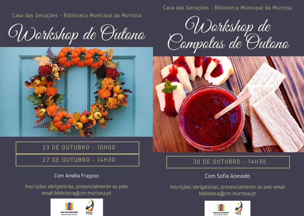  ﻿WORKSHOPS DE REGRESSO À CASA DAS GERAÇÕES