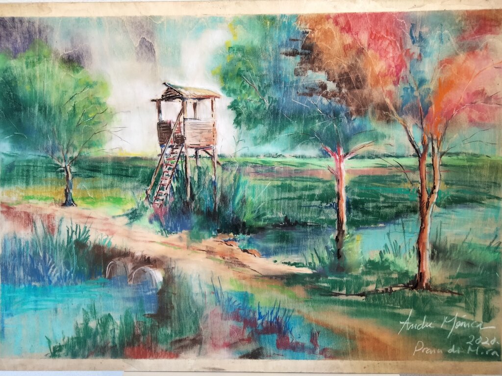 ART EXHIBITION, DE ANDRÉ MÓNICA NA BIBLIOTECA MUNICIPAL