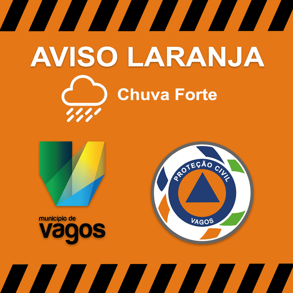 PROTEÇÃO CIVIL - AVISO LARANJA