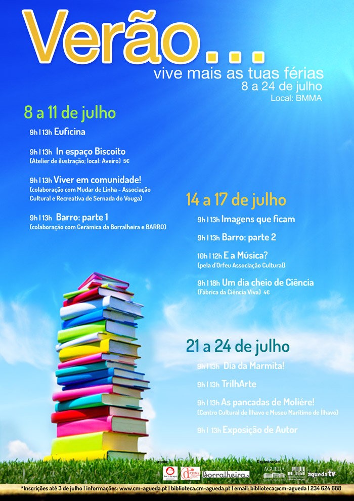 Biblioteca Municipal Manuel Alegre propõe “Verão… vive mais as tuas férias”