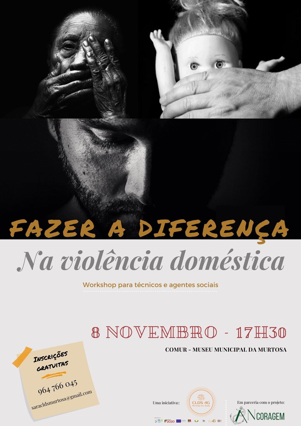 WORKSHOP “FAZER A DIFERENÇA NA VIOLÊNCIA DOMÉSTICA”