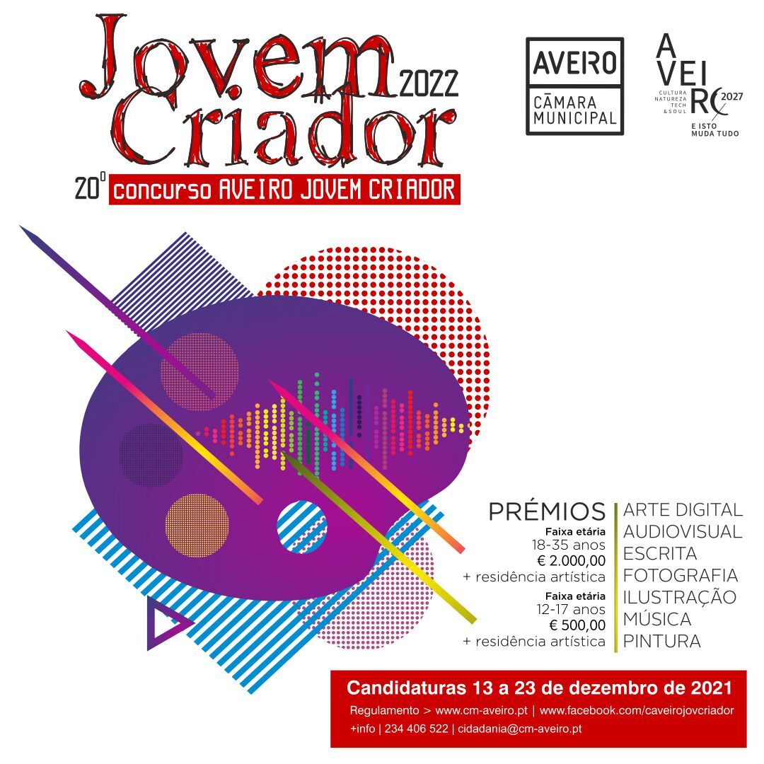 CONCURSO JOVEM CRIADOR 2022 | 20.ª EDIÇÃO