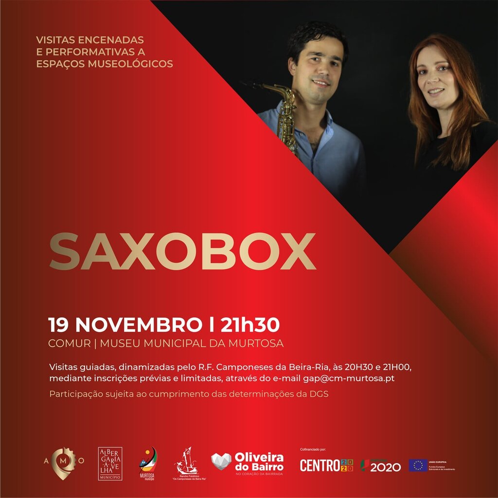 “SAXOBOX” ATUAM NA COMUR-MUSEU MUNICIPAL