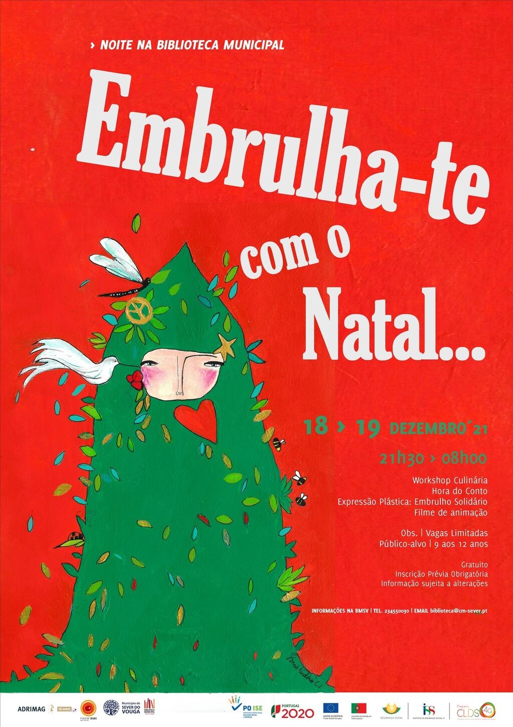 Embrulha-te com o Natal | um laçarote entre o Proxim’Idade e a Biblioteca Municipal Sever do Vouga