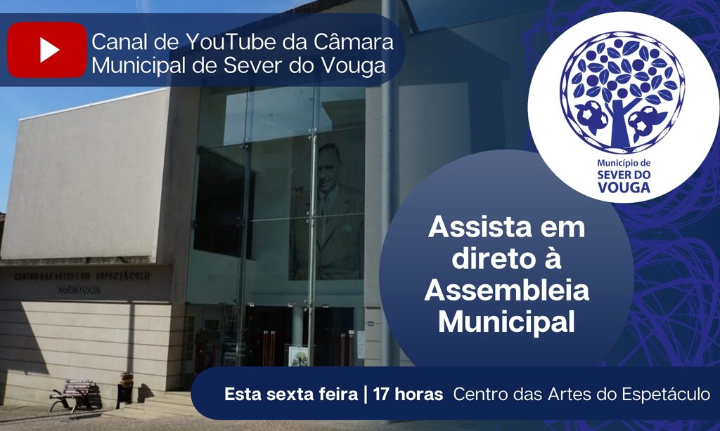 Assembleia Municipal transmitida em direto esta sexta-feira
