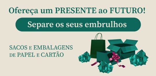 Contentores para embrulhos de Natal