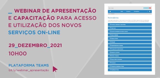 Apresentação dos novos serviços online do Município 