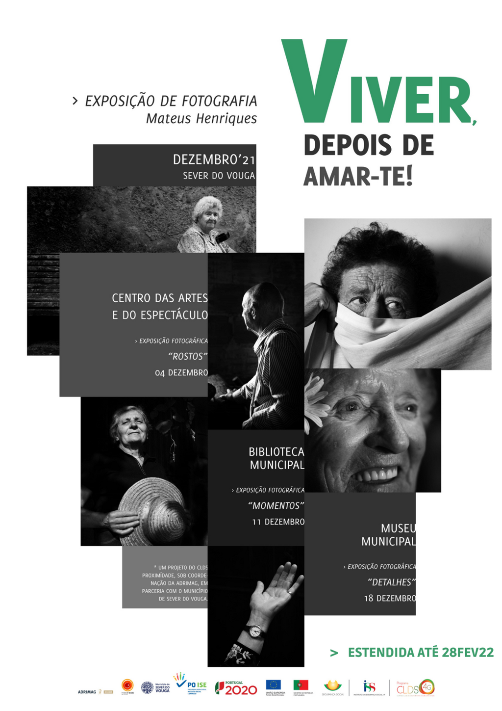 Fotografias do projeto “Viver, depois de Amar-te” podem ser apreciadas até ao dia 28 de fevereiro