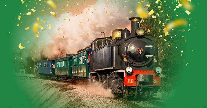 Comboio histórico do Vouga a vapor volta a circular no Carnaval