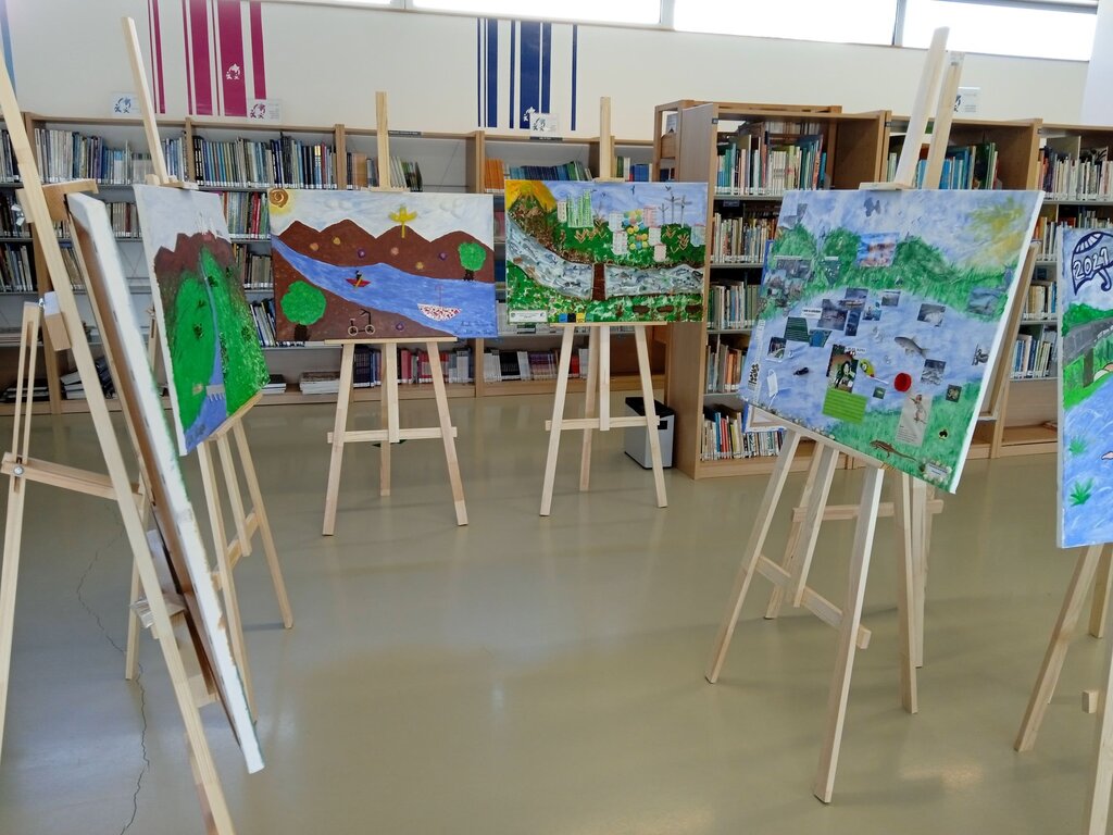 Câmara promove exposição itinerante de trabalhos artísticos de alunos sobre o ambiente