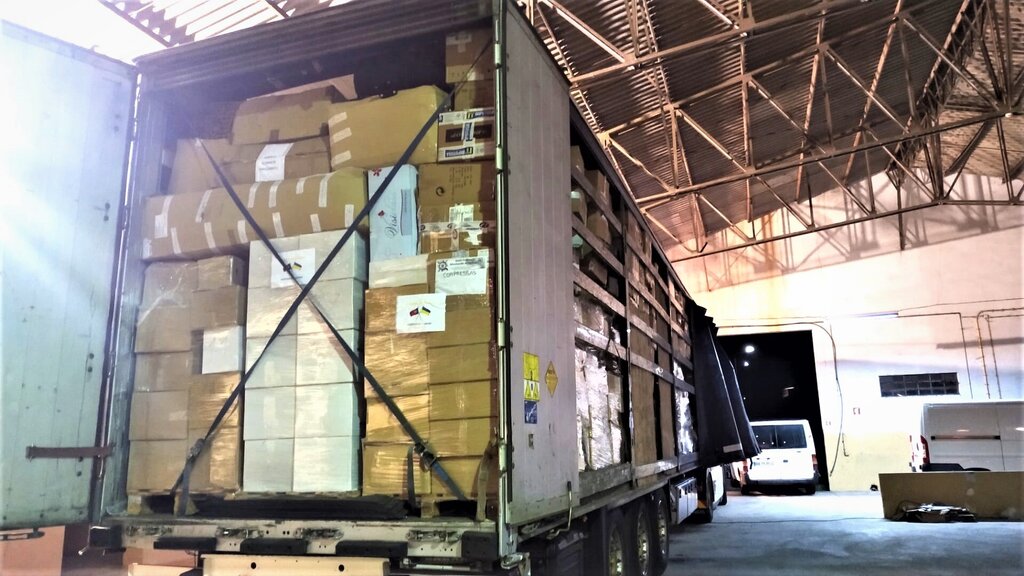 Primeiro camião parte de Águeda com ajuda humanitária para povo ucraniano