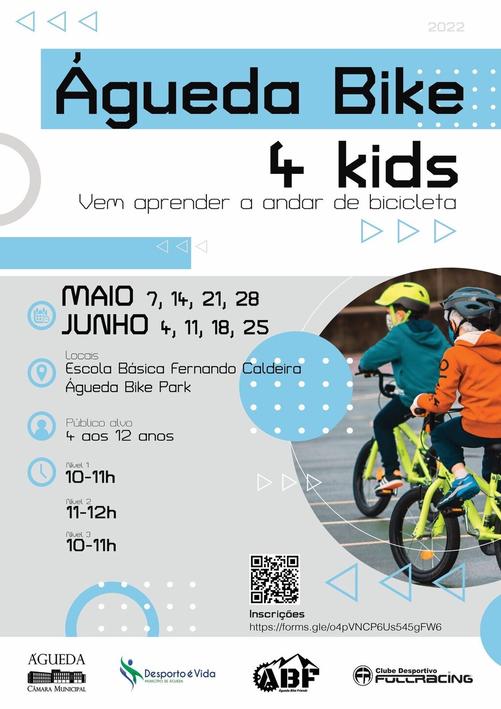 Câmara Municipal promove 3.ª edição do “Águeda Bike 4 Kids” em maio