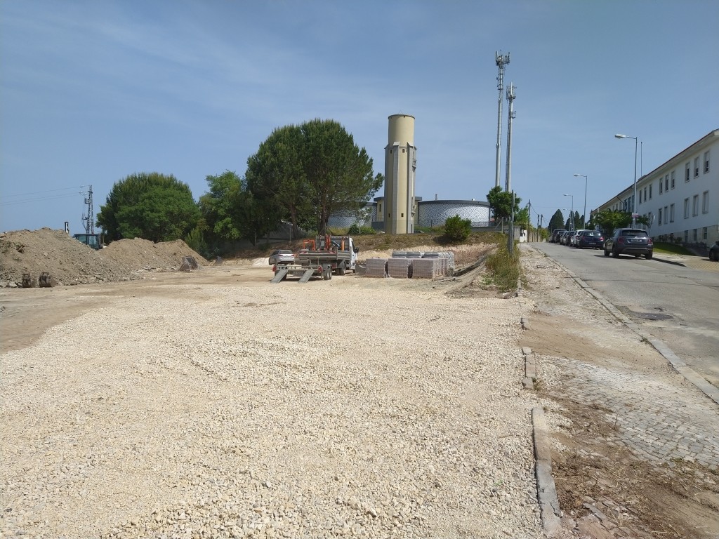 Parque de estacionamento junto ao Hospital