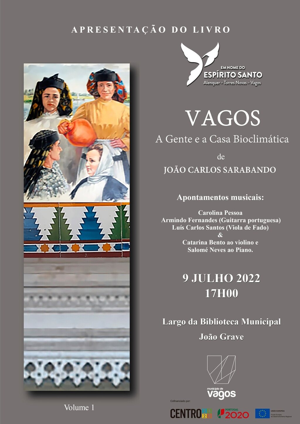 OBRA “VAGOS, A GENTE E A CASA BIOCLIMÁTICA” SERÁ APRESENTADA NO LARGO DA BIBLIOTECA MUNICIPAL