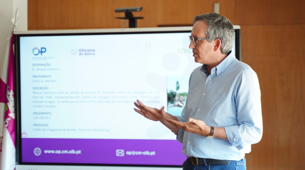 Orçamento Participativo com 10 projetos a votação 