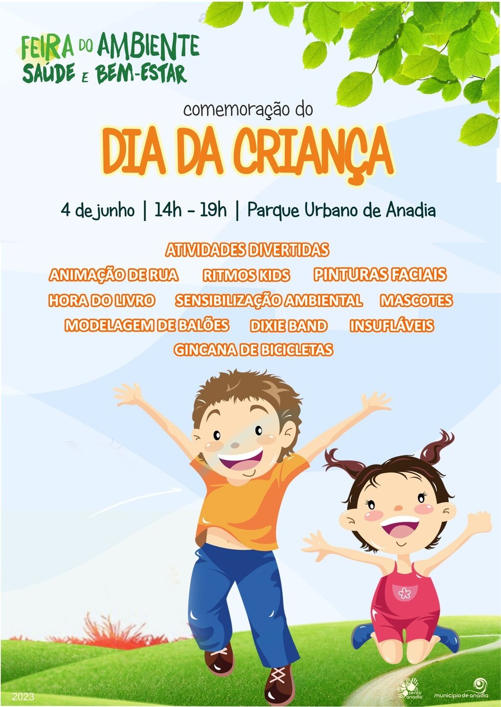Flyer_Feira do Ambiente_Atividades_dia_criança_2023